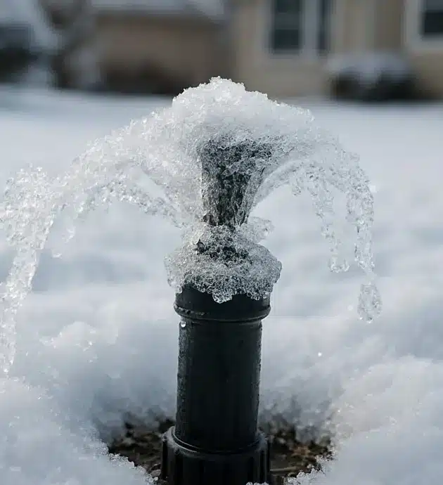How Winter Freezes Destroy Overhead Sprinkler Lines