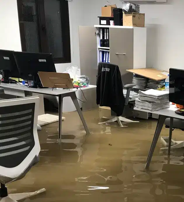 Saving a Flooded Office Wall