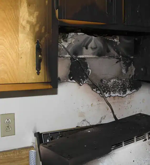 acidic soot old kitchen